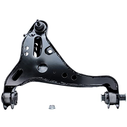 Image of Detroit Axle - 4pc Front End Control Arms Kit for 2006-2010 Ford Explorer Mercury Mountaineer, 2007-2010 Explorer Sport Trac, 2 Lower Control Arms w /Ball Joints 2 Upper Ball Joints Replacement