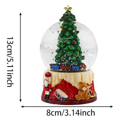 Globo de nieve navideño para decorar el salón y crear un ambiente mágico 3