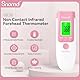 Snomd Fieberthermometer Kontaktlos Infrarot Stirnthermometer für Babys Thermometer Digitales Stirnthermometer
