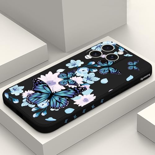 Coque pour iPhone 16 Pro Max papillon aurore noir idéale pour vos sorties et soirées