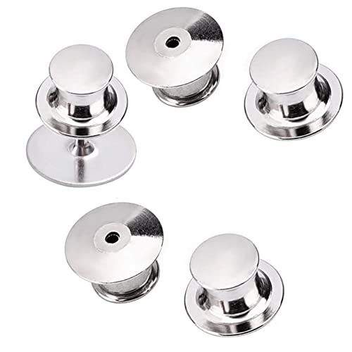 Lot 5 Attaches sécurité Pin's épinglettes Broches - Fermoir Clou métal Anti-Chute Universel