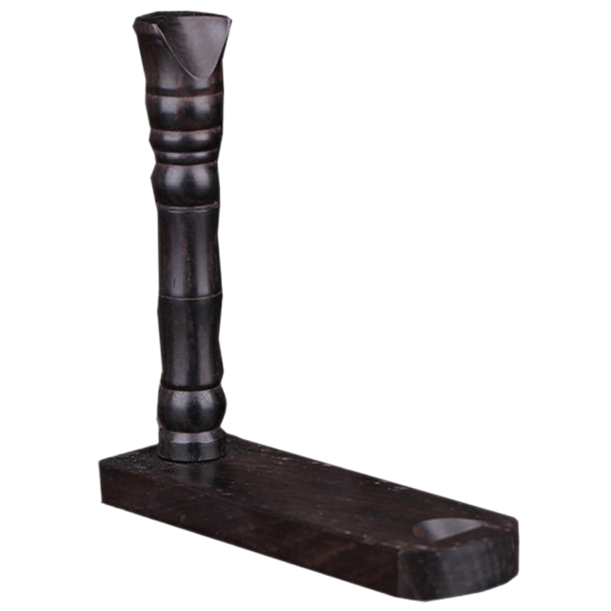 GOOHOCHY Showing Rack Wooden Flute Holder Desktop Incense Tube Storage Rack Display Organizer Stand