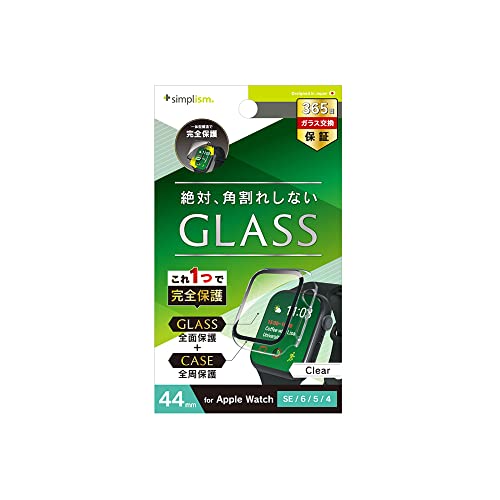 Simplism VvY Apple Watch 44mm SEi2j/ SEi1j / 6 / 5 / 4 KX̌^PCP[X - NA TR-AW2244-GLPC-CCCL