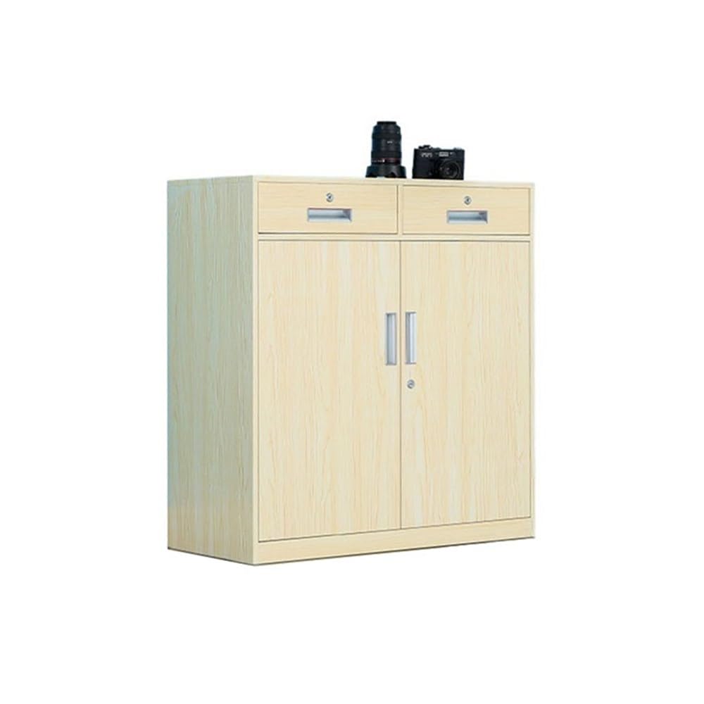 Aioneer Beige File Cabinet 1Mm Thickness Iron Cabinet Home Balcony Tool Storage Cabinet Office File Cabinet File Data Storage Cabinet Filing Cabinet