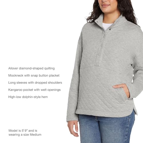 Eddie Bauer Women's Quilted Pullover, Womens Sweatshirts for Winter, Ladies Sweater and Pullover4