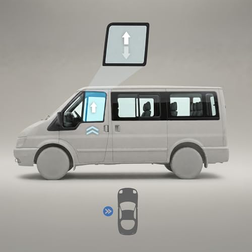 Verre descendant avant gauche Citroen Nemo Van 2008-2016