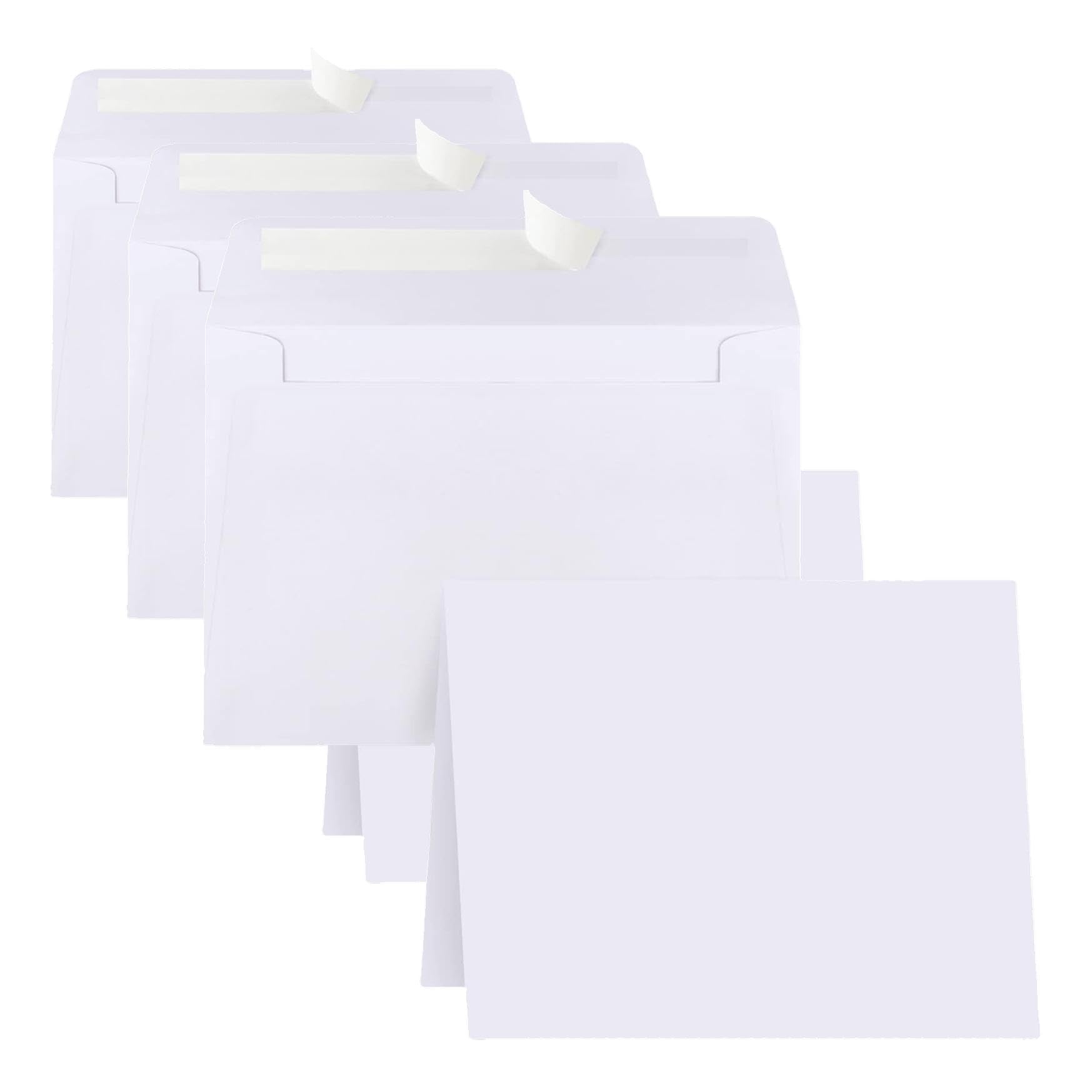 Blank Cards and Envelopes 4x6, 90 Pack White Invitation Cardstock with 90 Pack Envelopes, Thank you Blank Greeting Cards, for All Occasions DIY, Print custom