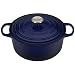 Le Creuset of America LS2501-2678SS Signature Round Dutch Oven, 5.5 qt, Indigo