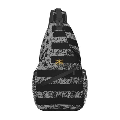 Mochila sling negra para hombre pequeña resistente al agua miniatura 2