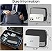 MATEIN Cord Organizer Travel Case 2 Pack, Water Resistant Tech Organizer Pouch for Small Electronic Accessories, Portable Electronics Case Carrying Bag for Cable, Changer, Earphone & Power Bank