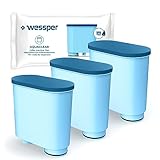 Wessper Wasserfilter kompatibel mit Philips AquaClean CA6903/10 CA6903/22 CA6903 Kalkfilter, Aqua Clean Filterpatrone für Saeco und Philips Kaffeevollautomaten, 3er Pack