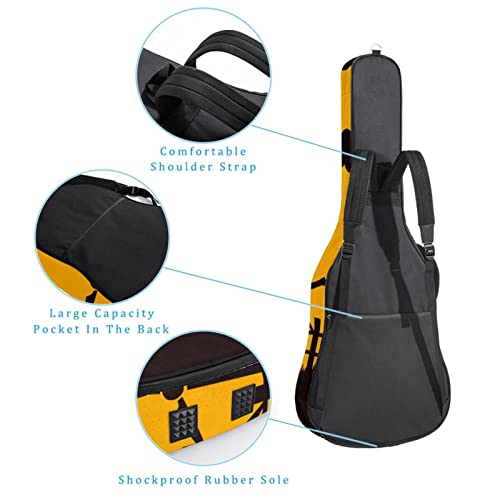 Housse pour guitare acoustique – Motif hérisson mignon – 1 cm d’épaisseur – Imperméable – 101,6 cm – 104,1 cm – 106,6 cm… - Les Beatles, Paul McCartney, John Lennon, RIngo Starr, George Harrison Housse pour guitare acoustique - Motif hérisson mignon - 1 cm d'épaisseur - Imperméable - 101,6 cm - 104,1 cm - 106,6 cm… – Image 4