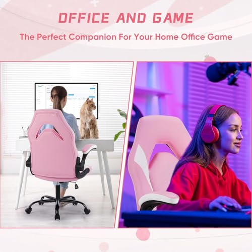 image for OLIXIS Computer Gaming Desk Chair Big and Tall Ergonomic Lumbar Suppor