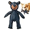 Juguete irrompible para perros con forma de oso | Juguete Indestructible para Perros con Oso,Juguete para Perros de Felpa irrompible,Juguetes Blandos Resistentes y Resistentes,Juguetes Interactivos