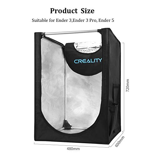 Creality Dustproof & Fireproof Warm Enclosure 3D Printer Tent Constant Temperature Heating Box for Ender 3 Ender 3 pro 3D Printer
