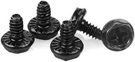 YCDC 5 Pack Black PCI Slot Covers,Hard Steel Dust Filter Blanking Plate,Vented Slot Covers for Computer Cases with 5 Screws