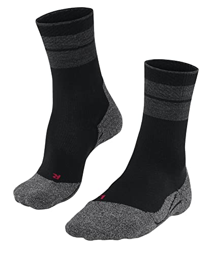 FALKE TK Stabilizing Wandersocken mittelstarke Polster stabilisierend Kompression antiblasen atmungsaktiv schnelltrocknende klimaregulierende geruchshemmende Wolle Funktionsmaterial für Herren 1 Paar