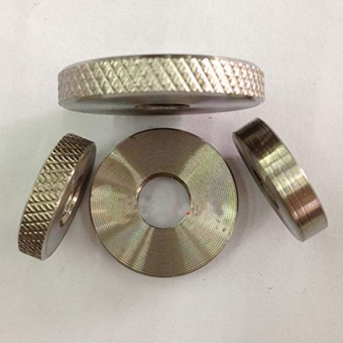 M3 M6 Flat Head Stainless Steel Knurled Twist Nuts Screw Mirror Hand Tighten adjusting nut Diameter 12mm - (Size: M6x4x12mm 3pcs)