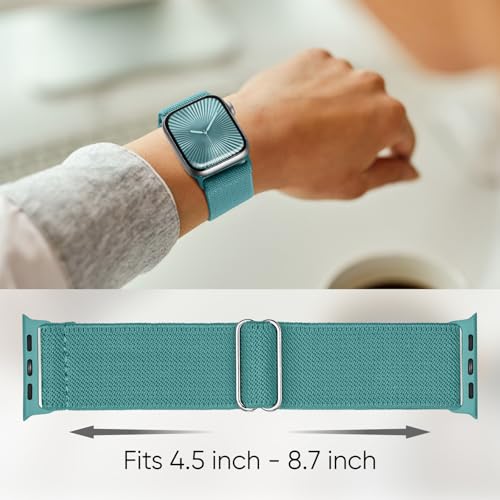 Image of 8 Pack Stretchy Solo Loop Band Compatible with Apple Watch Bands Women Men