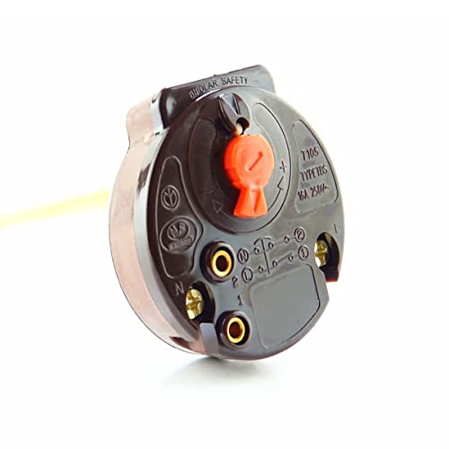 GOLDMAN SERVICE | Stabthermostat für elektrischen Warmwasserbereiter und Solarspeicher oder -Tanks. Einstellbare Temperatur. Größe 270mm.