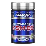 ALLMAX ESSENTIALS -Ashwagandha KSM-66 Ashwagandha - Veggie Caps - 60 count