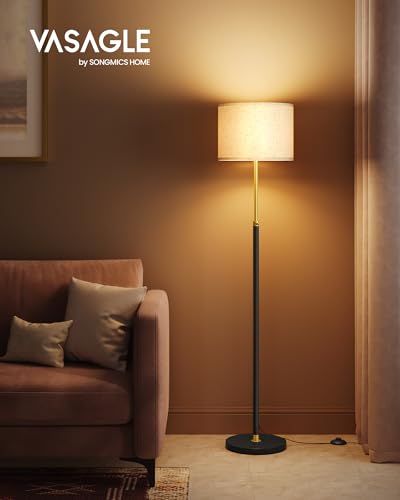 Lampadaire hauteur réglable 140-170 cm E27, VASAGLE