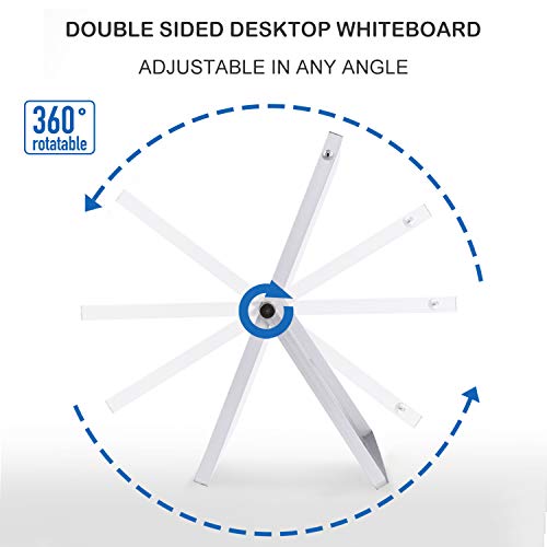 Afan Small Whiteboard Dry Erase Boards Double-Sided Magnetic Mini Whiteboard Office Magnetic Whiteboard7.87"X 5.9"Portable Learning Board Message Board Suitable For School Home Office Memo #TOP6