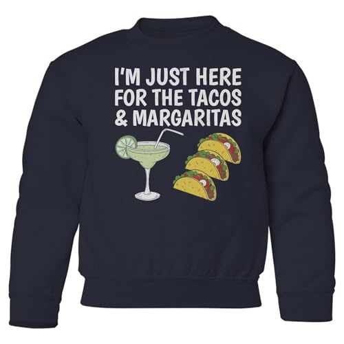 Tacos and Margaritas - Cinco De Mayo Fiesta Fun Youth Crewneck Sweatshirt