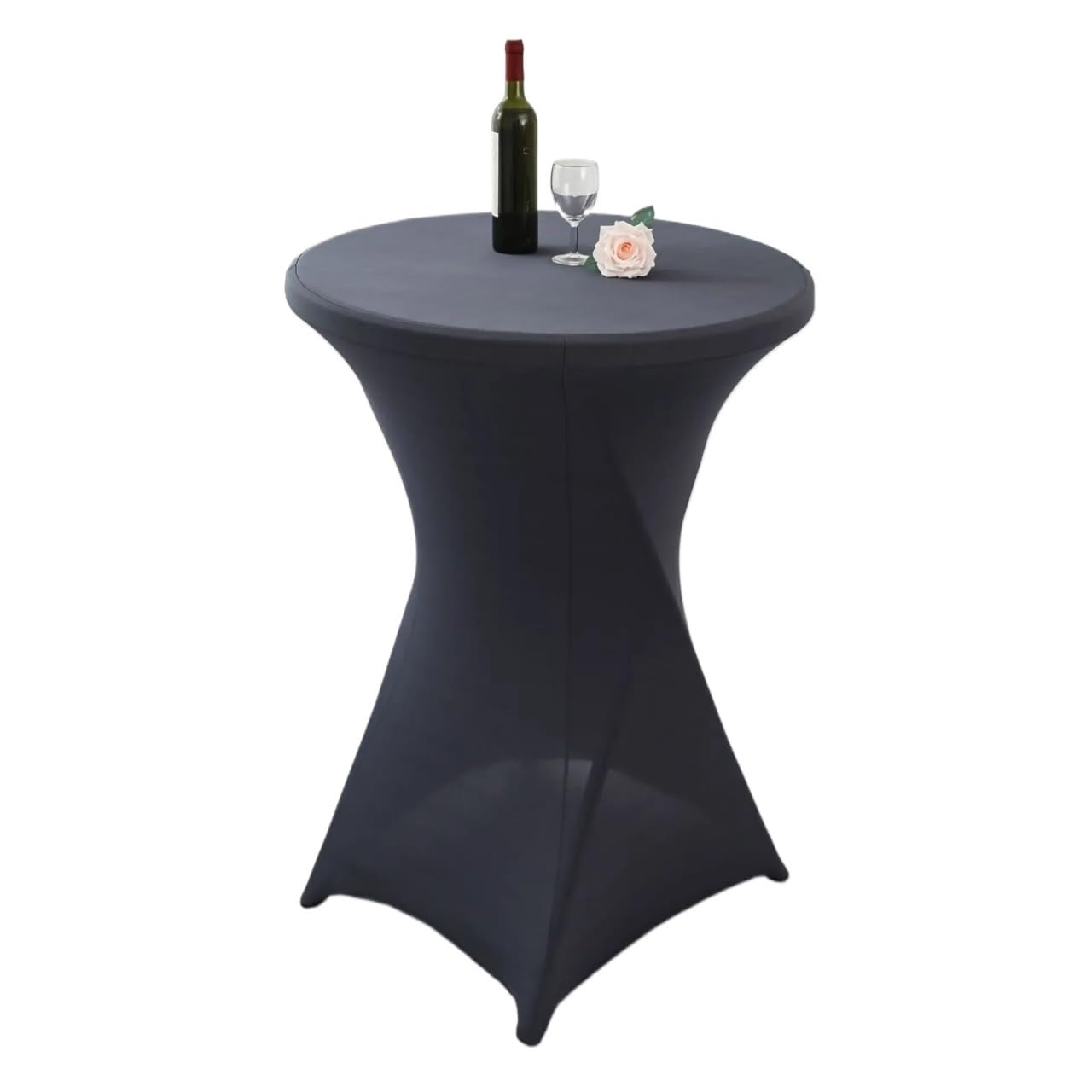 Nappe de table extensible froissée évitée, couverture élastique pour banquet