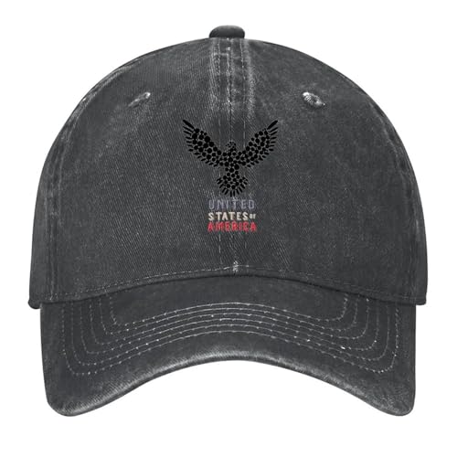 Casquette de baseball américaine en coton réglable pour hommes et femmes