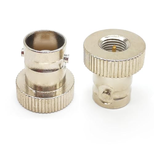 Adaptador coaxial BNC hembra a SMA macho, pack 2 miniatura 3