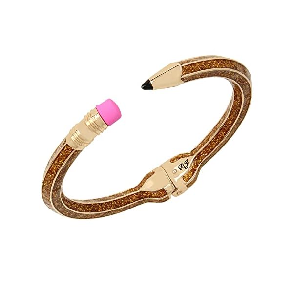 Betsey-Johnson-Pencil-Hinge-Bangle-Bracelet Betsey Johnson Pencil Hinged Bangle