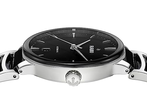 Rado Centrix Automatic Black Dial, Silver Index, Date Display and Swiss Automatic Movement3