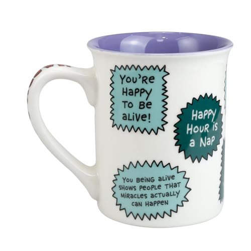 Taza para café multicolor Enesco 16 onzas miniatura 2