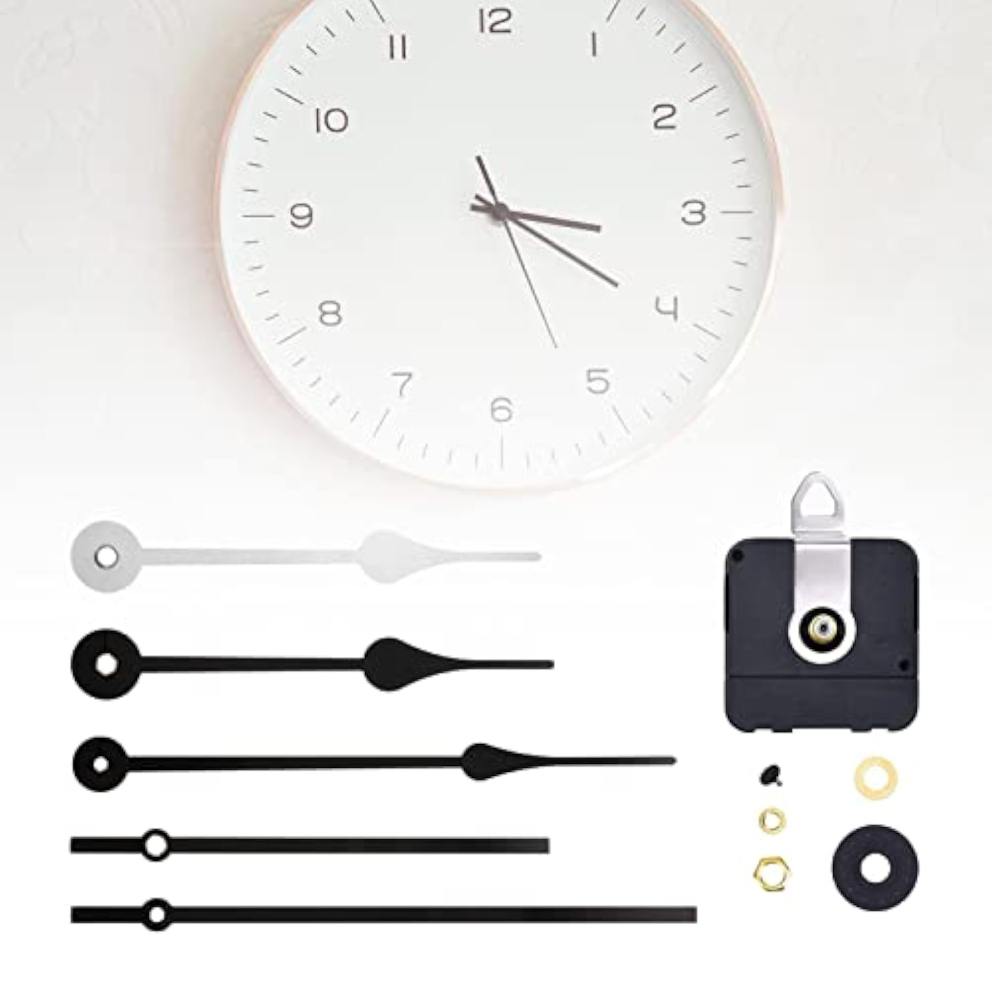 Clock Movement Motor Kit for Repairing Replacement Parts, 31mm Shaft