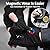 yoostooper Rechargeable Electric Heated Gloves for Men & Women, Flip Top Design, Full & Half Hand Heating & Fingerless Option, Perfect for Cold Weather Work, Cycling, Skiing & Outdoor Snow
