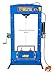 JEGS 50-Ton Hydraulic Shop Press Floor Mount Air Operated Foot Pedal