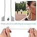 Hecila Magnetic Anti-Lost Straps Neck Rope Cord Soft Silicone Sports Lanyard Compatible All Wireless Headphones Wireless Earbud Lanyards for Sports Running Work