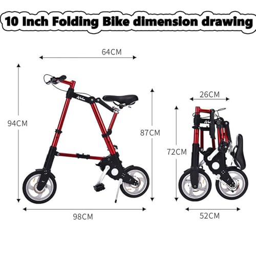Bicicleta plegable de aluminio con diseño compacto premium 2