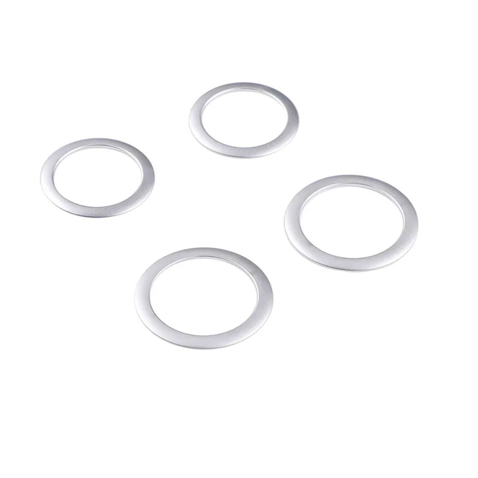 Bouton central climatisation Fiat 500 en alliage d'aluminium argenté anti-usure