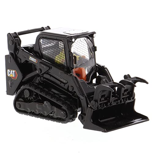 1:50 Caterpillar 259D3 Compact Track Loader With Special Black Paint - Diecast Masters - High Line Series - 85677Bk #TOP4