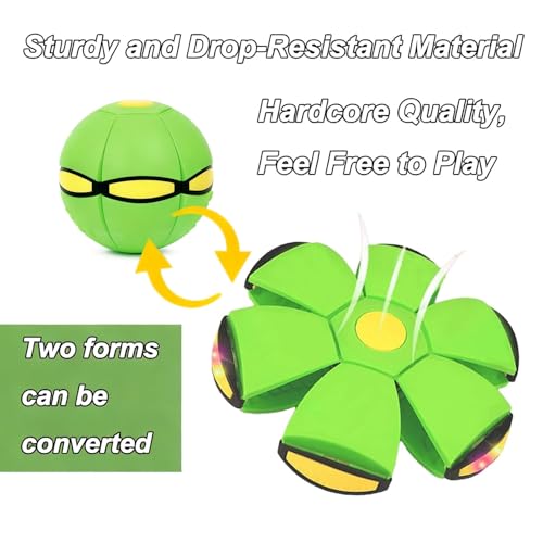 Magic Ball, Magic Flying Saucer, Parent-Child Interactive, Dual-Mode Switching, with 6 Lights - Image 2