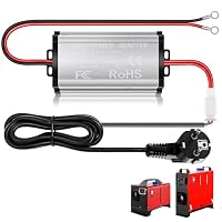 ZMCVOE Spannungswandler 230v Auf 12v, 230v Auf 12v Spannungswandler für 5KW 8KW Diesel Luftheizung, Tragbar 230 V Auf 12 V Wohnwagen Netzteil für Diesel Standheizung, Garage, Wohnmobil (EU Stecker)