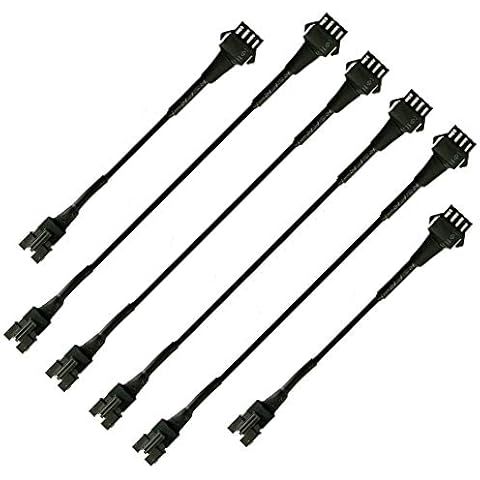 LYLLA 4 Pcs 90cm Extension Cable Wire Cord Set for LED Glow Light Multi-color Neon Strip Cover