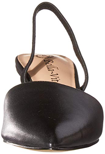 Bella Vita womens Pump, Black Leather, 10 X-Wide US2