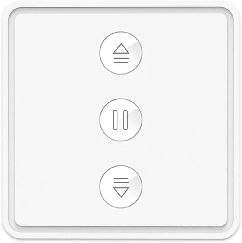 ZMIN EU WiFi Curtain Switch for Blinds - Roller Shutter Motorized Tuya App Voice Control Home Automation 1 Piece