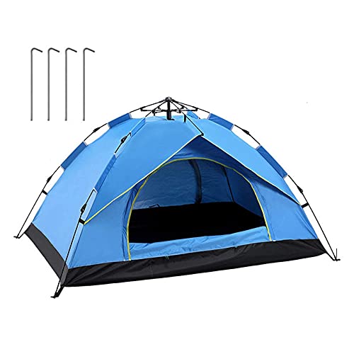Tente de camping pop up 3 places imperméable et légère pour festival en plein air