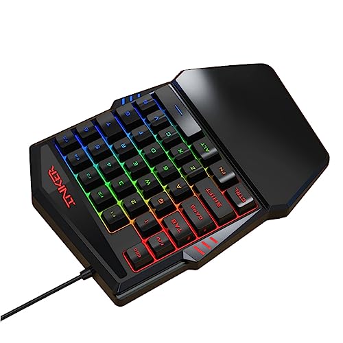 Hemobllo 2 Szt Klawiatura RGB Gamingowa