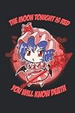 Touhou Remilia Scarlet Notebook: (110 Pages, Lined, 6 x 9)