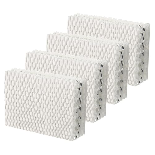 LRWZOV WF813 Humidifier Filter Replacement for Equate EQWF813/EQ-2119-UL, Relion RCM-832/RCM-832N, Procare PCWF813/PCCM-832N Cool Mist Humidifier Wick Filters 4 Pack
